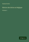 Histoire des lettres en Belgique