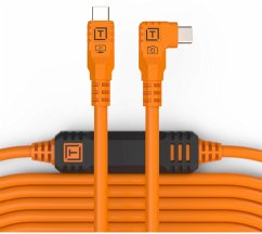 Tether Tools TetherPro USB-C auf USB-C rechter Winkel orange 9,4m