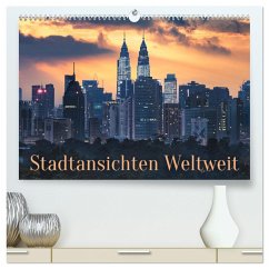 Stadtansichten Weltweit (hochwertiger Premium Wandkalender 2025 DIN A2 quer), Kunstdruck in Hochglanz