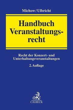 Veranstaltungsrecht - Michow, Jens;Ulbricht, Johannes