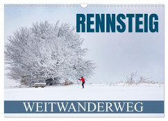 Rennsteig - Weitwanderweg (Wandkalender 2025 DIN A3 quer), CALVENDO Monatskalender - Calvendo;Thoermer, Val