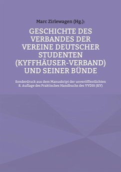 Cover Geschichte des Verbandes der Vereine Deutscher Studenten (Kyffhäuser-Verband) und seiner Bünde