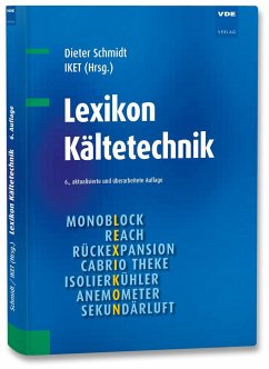 Lexikon Kältetechnik - Schmidt, Dieter