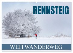 Rennsteig - Weitwanderweg (Wandkalender 2025 DIN A2 quer), CALVENDO Monatskalender - Calvendo;Thoermer, Val