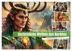 Unsterbliche Mythen des Nordens (Wandkalender 2025 DIN A2 quer), CALVENDO Monatskalender