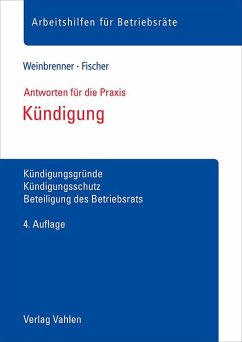 Kündigung - Weinbrenner, Lars;Fischer, Johan