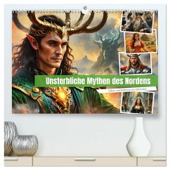 Unsterbliche Mythen des Nordens (hochwertiger Premium Wandkalender 2025 DIN A2 quer), Kunstdruck in Hochglanz