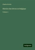 Histoire des lettres en Belgique