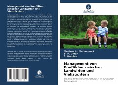 Management von Konflikten zwischen Landwirten und Viehzüchtern - M. Mohammed, Makinta;Umar, B. F.;Hamisu, S.