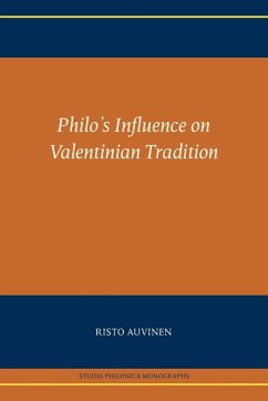 Philo's Influence on Valentinian Tradition - Auvinen, Risto