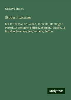 Études littéraires - Merlet, Gustave