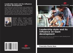 Leadership style and its influence on team development - Hom, Franciele Flavia