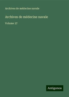 Archives de médecine navale - Archives de médecine navale