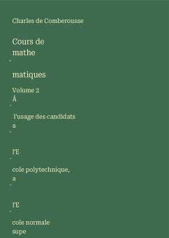 Cours de mathe¿matiques - Comberousse, Charles De
