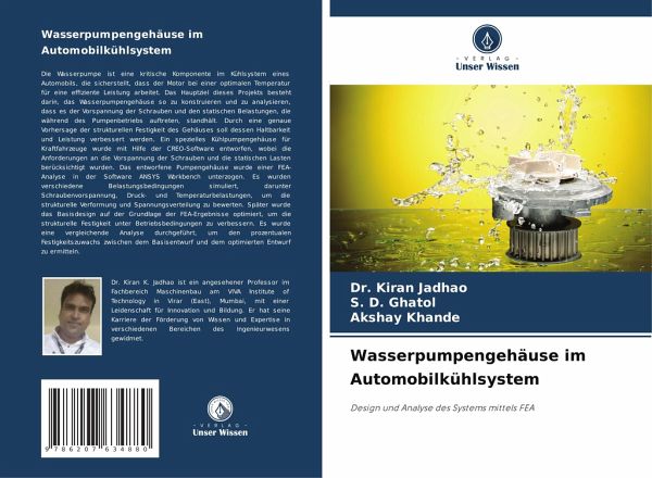 Wasserpumpengehäuse im Automobilkühlsystem
