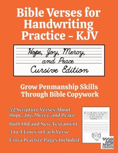 Bible Verses for Handwriting Practice - KJV - Publishing, Good And Right