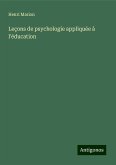 Leçons de psychologie appliquée à l'éducation