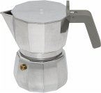 Alessi Mokka Espressomaschine DC06/3 silber