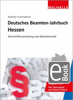 Deutsches Beamten-Jahrbuch Hessen 2024 (eBook, PDF) - Walhalla Fachredaktion