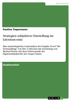 Strategien subjektiver Darstellung im Literaturcomic (eBook, PDF) - Tiepermann, Paulina