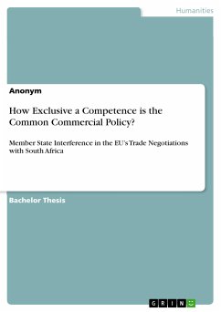 How Exclusive a Competence is the Common Commercial Policy? (eBook, PDF)