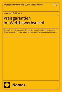 Preisgarantien im Wettbewerbsrecht (eBook, PDF) - Rottmann, Johannes