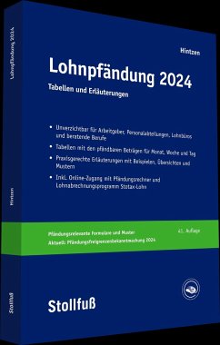 Lohnpfändung 2024 - Hintzen, Udo