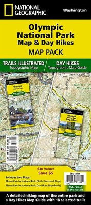 Olympic Day Hikes & National Park [Map Pack Bundle] - National Geographic Maps