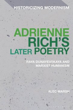 Adrienne Rich's Later Poetry Cover Adrienne Rich's Later Poetry