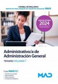 Administrativo/a de Administración General del Consell de Mallorca y del Instituto Mallorquín de Asuntos Sociales (IMAS). Temario volumen 1. Consejo Insular de Mallorca (Consell de Mallorca)