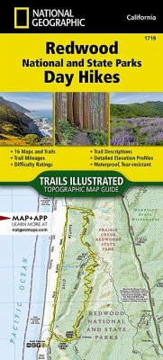 Redwood National and State Parks Day Hikes Map - National Geographic Maps