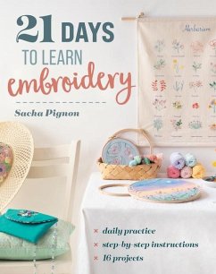 21 Days to Learn Embroidery - Pignon, Sacha