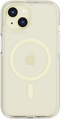 Cover Tech21 EvoCrystal Case MagSafe for iPhone 15 Yellow