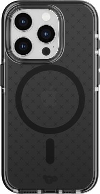 Tech21 EvoCheck Case MagSafe for iPhone 15 Pro Smokey/Black