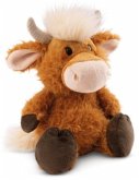NICI 61118 - Farm Friends, Hochlandrind McMooray, Plüsch, sitzend, 33 cm, GREEN