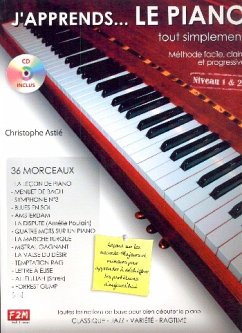 J'apprends le piano tout simplement vol.1 (Niveau 1+2) (+CD) pour piano