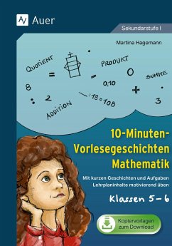 10-Minuten-Vorlesegeschichten Mathematik 5-6 - Hagemann, Martina