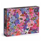 Troy Litten Butterflies In the Sweet Peas 1000 Piece Puzzle