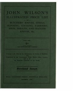 Cover Wilson's Illustrated Price List