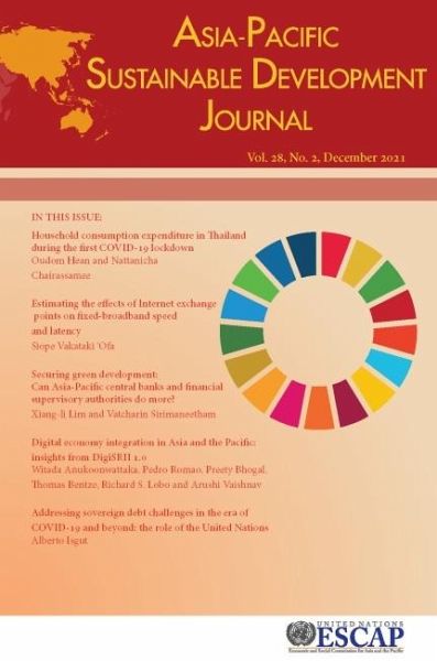 Asia-Pacific Sustainable Development Journal 2021