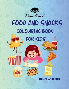 Cover Food and Snacks Colouring Books for Kids