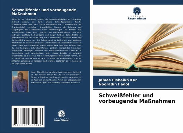 Schweißfehler und vorbeugende Maßnahmen Schweißfehler und vorbeugende Maßnahmen