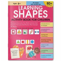 Cover Learning Shapes Activity Book for Children