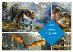 Dinosaur Legends (Wall Calendar 2025 DIN A4 landscape), CALVENDO 12 Month Wall Calendar