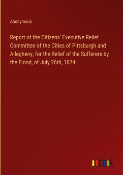 Report of the Citizens' Executive Relief Committee of the Cities of Pittsburgh and Allegheny, for the Relief of the Sufferers by the Flood, of July 26th, 1874 - Anonymous