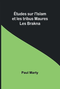 Cover Études sur l'Islam et les tribus Maures