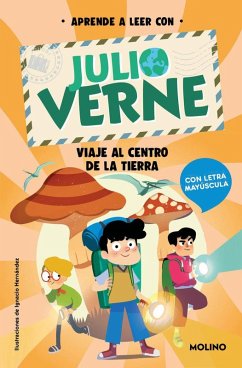 Cover Viaje Al Centro de la Tierra: En Letra Mayúscula Para Aprender a Leer / Journey to the Center of the Earth: In Uppercase Letters