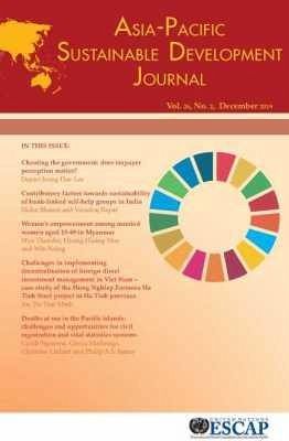 Asia-Pacific Sustainable Development Journal 2019, Issue No. 2
