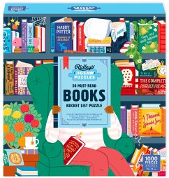 Cover 50 Must-Read Books of the World Bucket List. 1000-Piece Puzzle