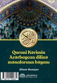 Qurani K¿rimin Az¿rbaycan dilin¿ m¿nalar¿n¿n b¿yan¿ Qurani K¿rimin Az¿rbaycan dilin¿ m¿nalar¿n¿n b¿yan¿